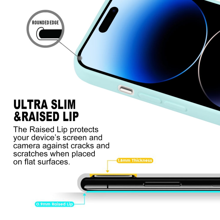 For iPhone 15 Pro Max GOOSPERY SOFT FEELING Liquid TPU Soft Phone Case(Mint Green) by GOOSPERY