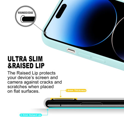 For iPhone 15 Pro Max GOOSPERY SOFT FEELING Liquid TPU Soft Phone Case(Mint Green) by GOOSPERY