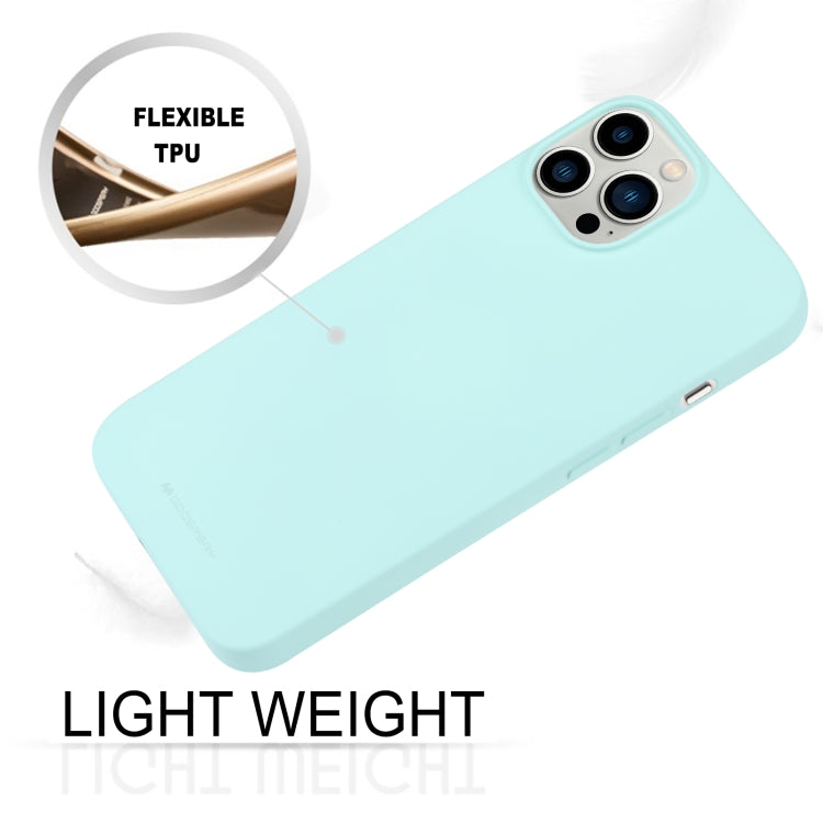 For iPhone 15 Pro GOOSPERY SOFT FEELING Liquid TPU Soft Phone Case(Mint Green) by GOOSPERY