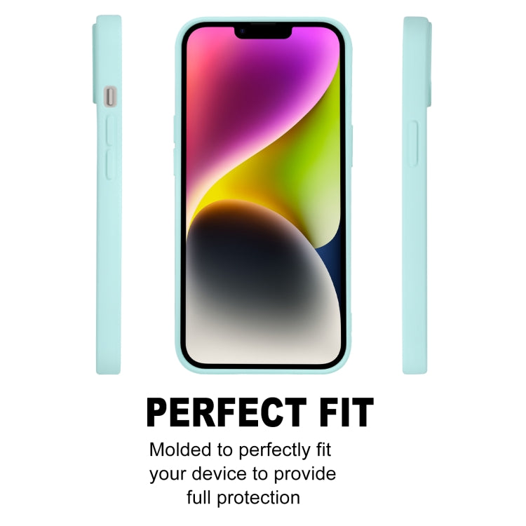 For iPhone 15 Plus GOOSPERY SOFT FEELING Liquid TPU Soft Phone Case(Mint Green) by GOOSPERY