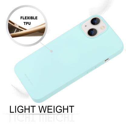 For iPhone 15 Plus GOOSPERY SOFT FEELING Liquid TPU Soft Phone Case(Mint Green) by GOOSPERY
