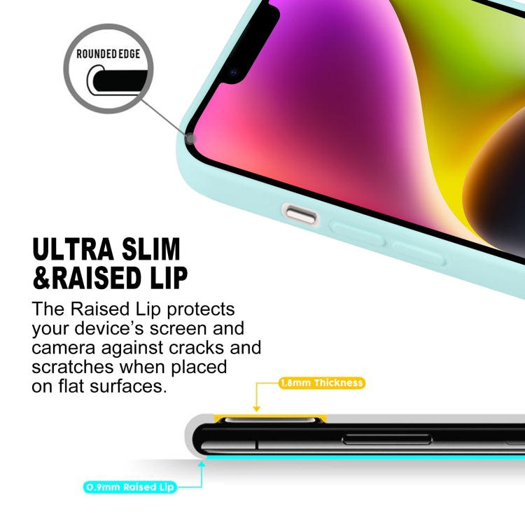 For iPhone 15 Plus GOOSPERY SOFT FEELING Liquid TPU Soft Phone Case(Mint Green) by GOOSPERY