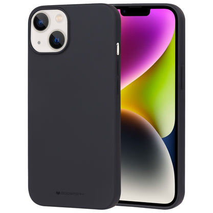 For iPhone 15 GOOSPERY SOFT FEELING Liquid TPU Soft Phone Case(Black) by GOOSPERY