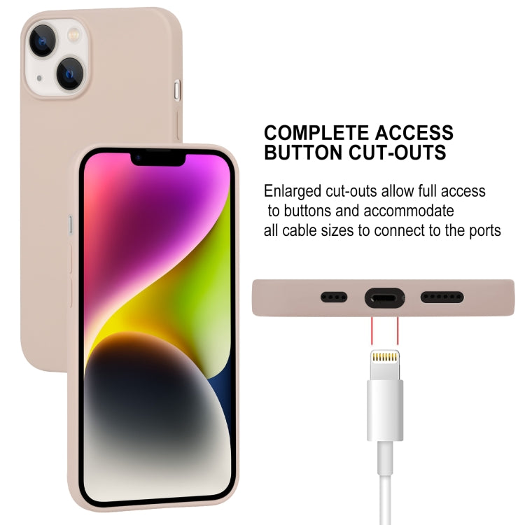 For iPhone 15 GOOSPERY SOFT FEELING Liquid TPU Soft Phone Case(Apricot) by GOOSPERY