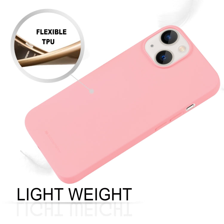 For iPhone 15 GOOSPERY SOFT FEELING Liquid TPU Soft Phone Case(Pink) by GOOSPERY