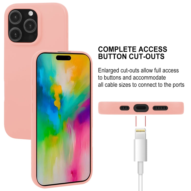 For iPhone 16 Pro GOOSPERY SOFT FEELING Liquid TPU Soft Phone Case(Pink) by GOOSPERY