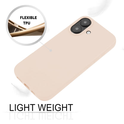 For iPhone 16 Plus GOOSPERY SOFT FEELING Liquid TPU Soft Phone Case(Apricot) by GOOSPERY