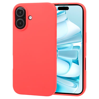 For iPhone 16 GOOSPERY SOFT FEELING Liquid TPU Soft Phone Case(Red) by GOOSPERY