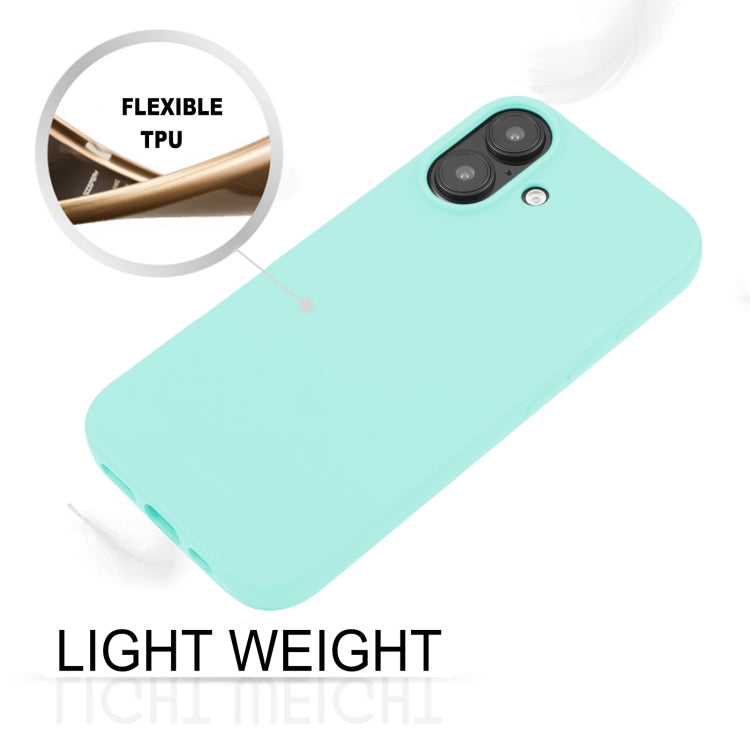 For iPhone 16 GOOSPERY SOFT FEELING Liquid TPU Soft Phone Case(Mint Green) by GOOSPERY