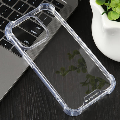 For iPhone 15 Pro MERCURY GOOSPERY SUPER Four-Corner Shockproof TPU Phone Case(Transparent) by GOOSPERY