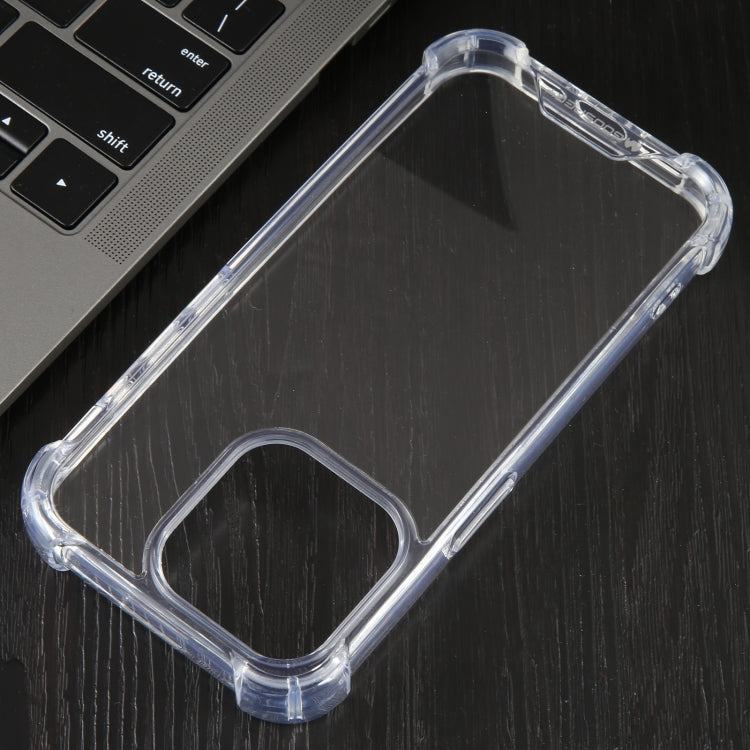 For iPhone 15 Pro MERCURY GOOSPERY SUPER Four-Corner Shockproof TPU Phone Case(Transparent) by GOOSPERY