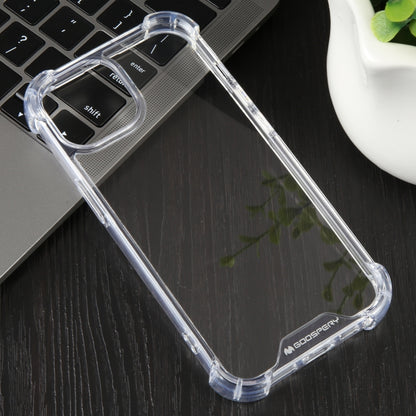 For iPhone 15 MERCURY GOOSPERY SUPER Four-Corner Shockproof TPU Phone Case(Transparent) by GOOSPERY