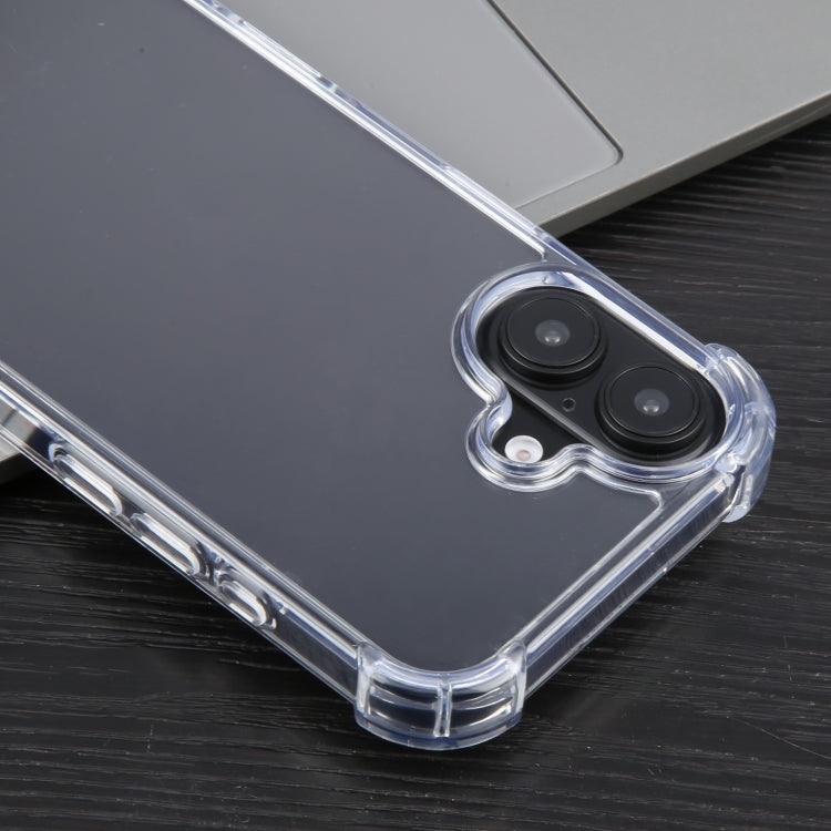 For iPhone 16 MERCURY GOOSPERY SUPER Four-Corner Shockproof TPU Phone Case(Transparent) by GOOSPERY