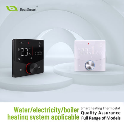 BHT-009GCLW Boiler Heating WiFi Smart Home LED Thermostat(Black) by bashfashion