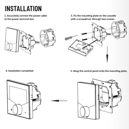 BHT-009GCLW Boiler Heating WiFi Smart Home LED Thermostat(Black) by bashfashion