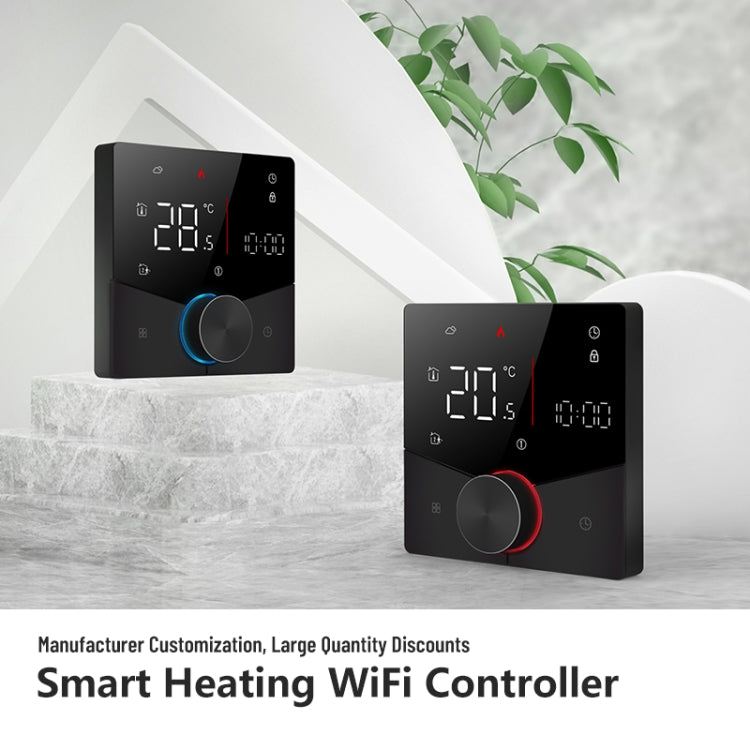 BHT-009GCLW Boiler Heating WiFi Smart Home LED Thermostat(Black) by bashfashion