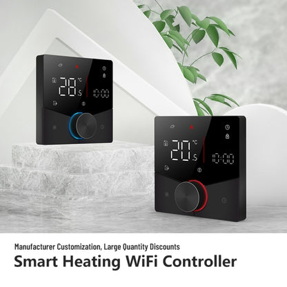 BHT-009GCLW Boiler Heating WiFi Smart Home LED Thermostat(Black) by bashfashion