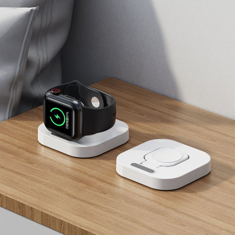 For Apple Watch JJT-A56 Portable Foldable Wireless Charger(White) by bashfashion