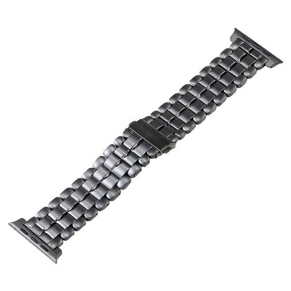 For Apple Watch Ultra 2 49mm Five Beads Titanium Steel Watch Band(Grey) by bashfashion