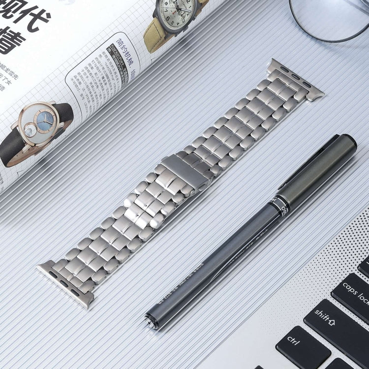 For Apple Watch Ultra 2 49mm Five Beads Titanium Steel Watch Band(Silver) by bashfashion