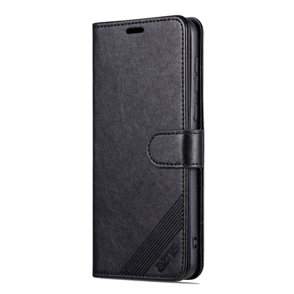 For Huawei Mate 60 Pro AZNS Sheepskin Texture Flip Leather Phone Case(Black) by AZNS