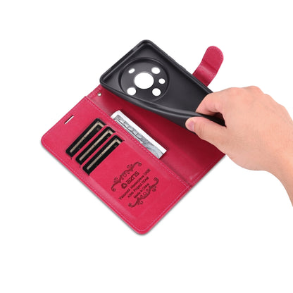 For Huawei Mate 60 Pro AZNS Sheepskin Texture Flip Leather Phone Case(Red) by AZNS