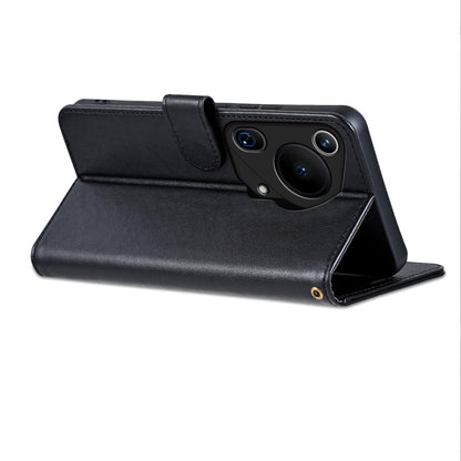 For Huawei Pura 70 Ultra AZNS Sheepskin Texture Flip Leather Phone Case(Black) by AZNS