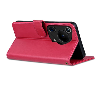 For Huawei Pura 70 Ultra AZNS Sheepskin Texture Flip Leather Phone Case(Red) by AZNS