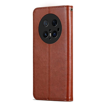 For Huawei Mate 70 Pro / 70 Pro+ AZNS Sheepskin Texture Flip Leather Phone Case(Brown) by AZNS
