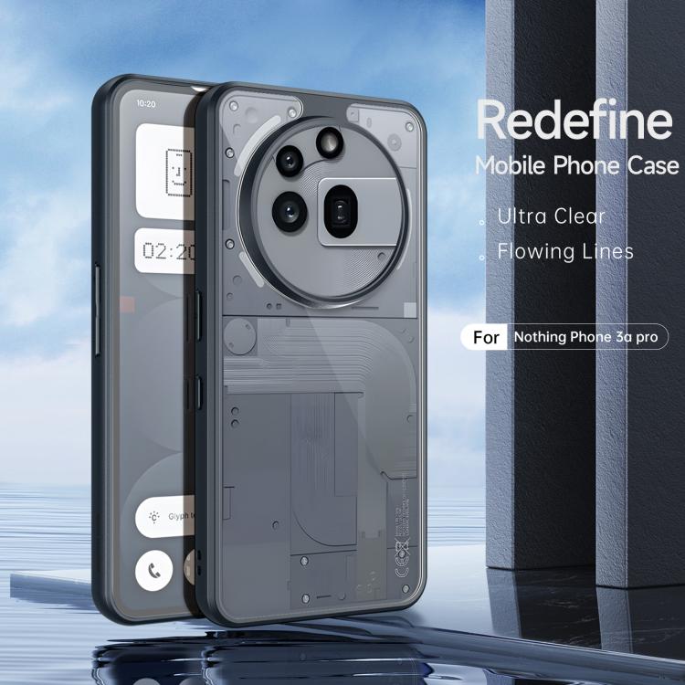 For Nothing Phone 3a Pro DUX DUCIS Aimo Series TPU + PC Frosted Feel Phone Case(Black) by DUX DUCIS