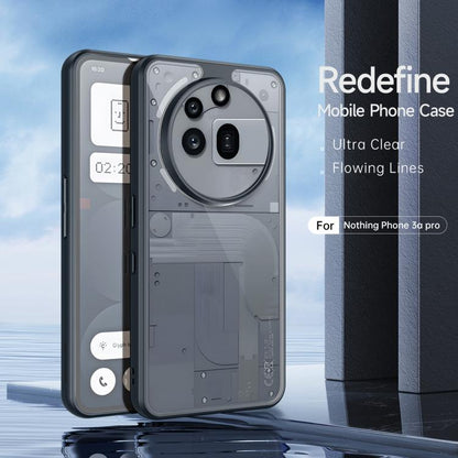 For Nothing Phone 3a Pro DUX DUCIS Aimo Series TPU + PC Frosted Feel Phone Case(Black) by DUX DUCIS