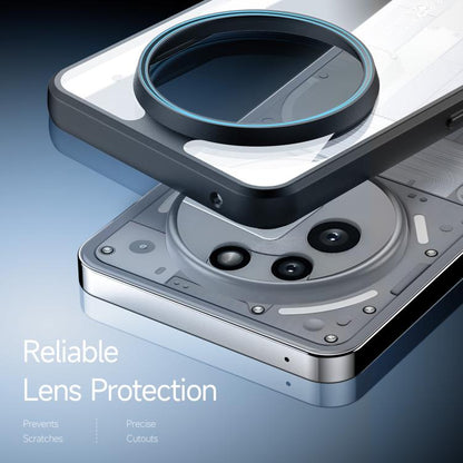 For Nothing Phone 3a Pro DUX DUCIS Aimo Series TPU + PC Frosted Feel Phone Case(Black) by DUX DUCIS