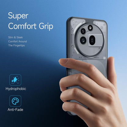 For Nothing Phone 3a Pro DUX DUCIS Aimo Series TPU + PC Frosted Feel Phone Case(Black) by DUX DUCIS