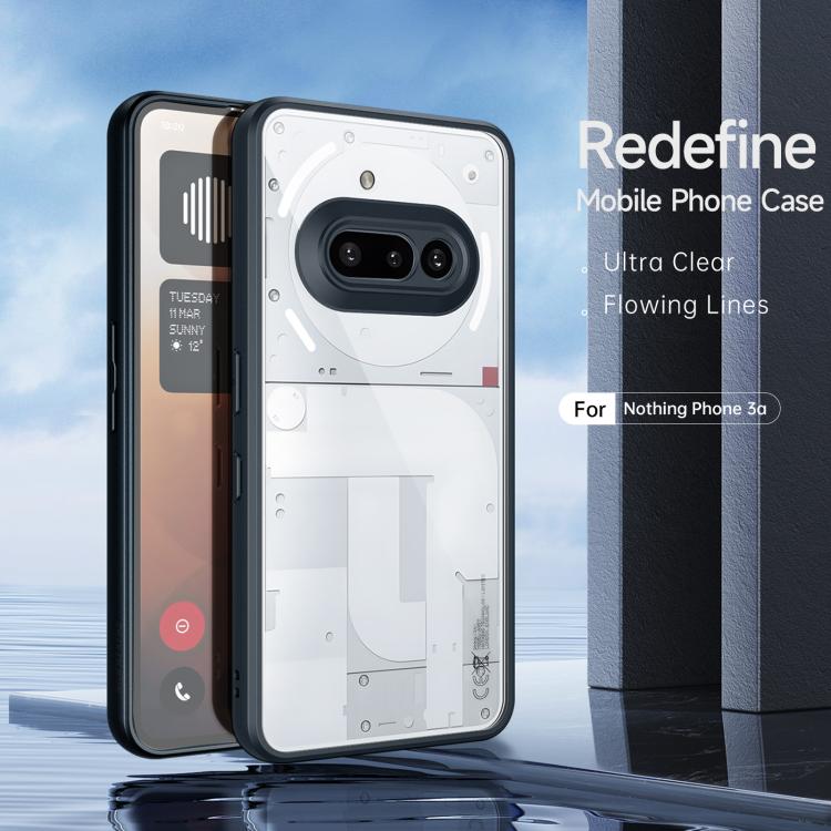 For Nothing Phone 3a DUX DUCIS Aimo Series TPU + PC Frosted Feel Phone Case(Black) by DUX DUCIS