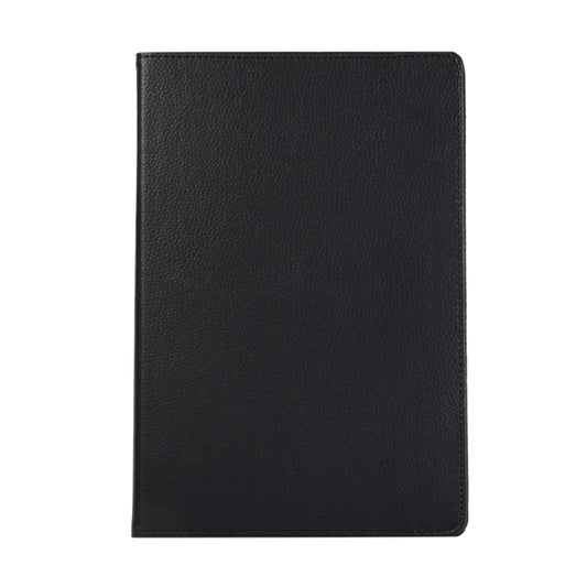 For Samsung Galaxy Tab S10 FE / S9 FE / S9 Litchi Texture 360 Degrees Rotation Holder Leather Tablet Case(Black) by bashfashion