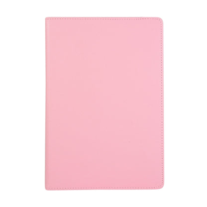 For Samsung Galaxy Tab S9+ / Tab S10+ Litchi Texture 360 Degrees Rotation Holder Leather Tablet Case(Pink) by bashfashion