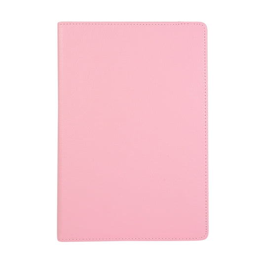 For Samsung Galaxy Tab S9 Ultra Litchi Texture 360 Degrees Rotation Holder Leather Tablet Case(Pink) by bashfashion