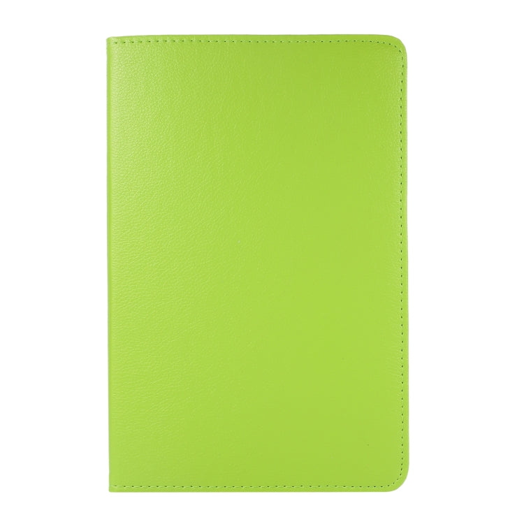 For Samsung Galaxy Tab A9+ / Tab A11+ Litchi Texture 360 Degrees Rotation Holder Leather Tablet Case(Green) by bashfashion