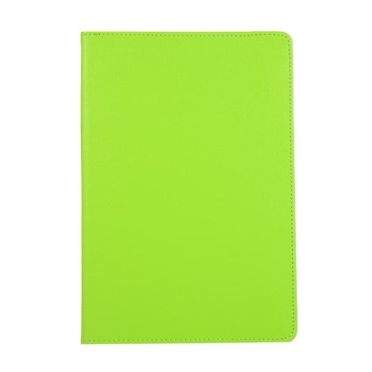 For Samsung Galaxy Tab S10 FE+ Litchi Texture 360 Degrees Rotation Holder Leather Tablet Case(Green) by bashfashion