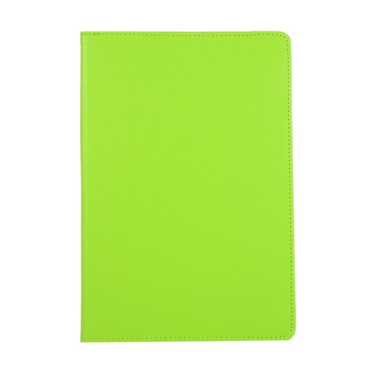 For Samsung Galaxy Tab S10 FE+ Litchi Texture 360 Degrees Rotation Holder Leather Tablet Case(Green) by bashfashion