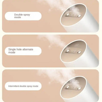 S07 Multi-mode Wireless Double Jet Humidifier(White) by bashfashion