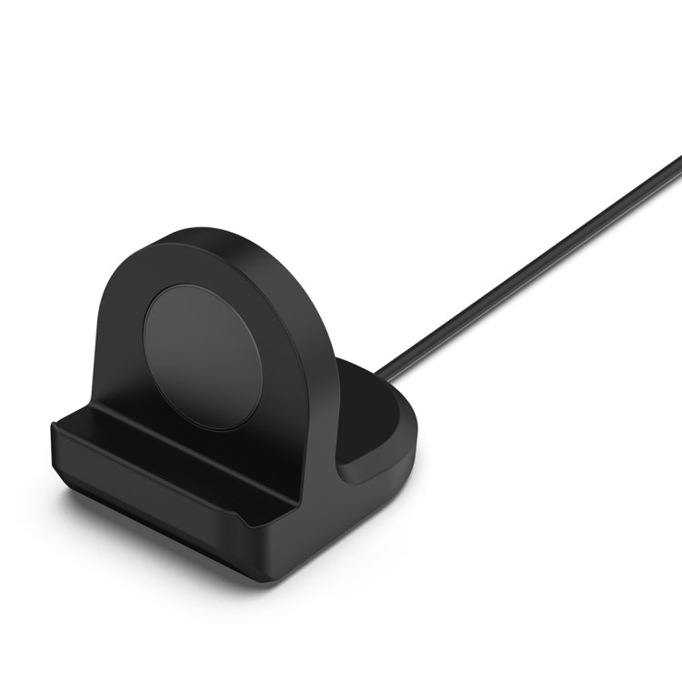 For Samsung Galaxy Watch 6 / 6 Classic / 5 Smart Watch Silicone Charging Bracket(Black) by bashfashion