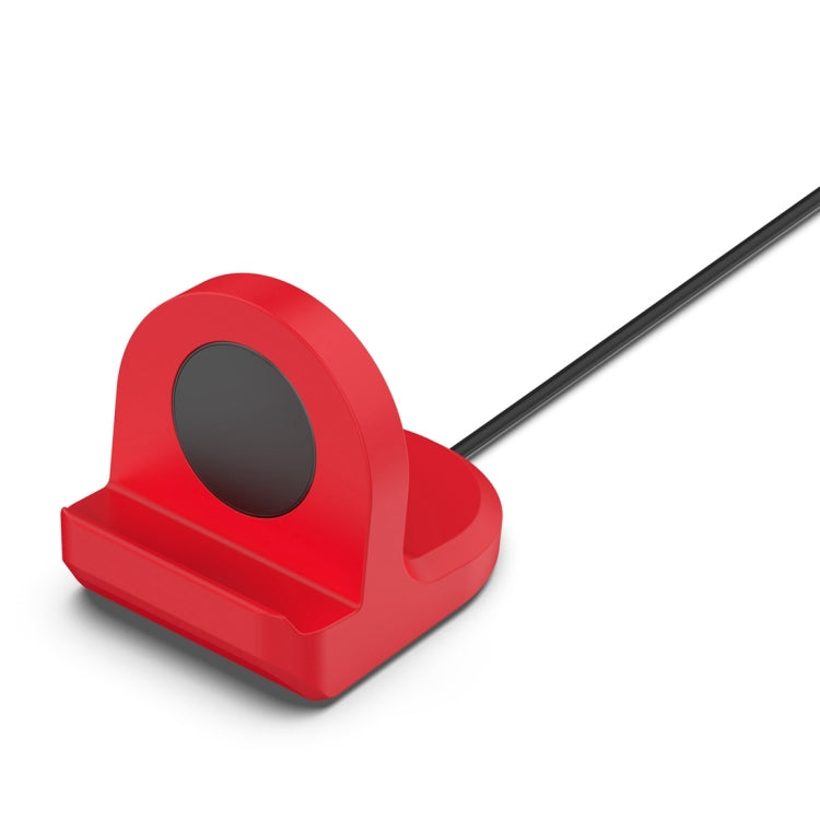 For Samsung Galaxy Watch 6 / 6 Classic Smart Watch Silicone Charging Bracket(Red) by bashfashion