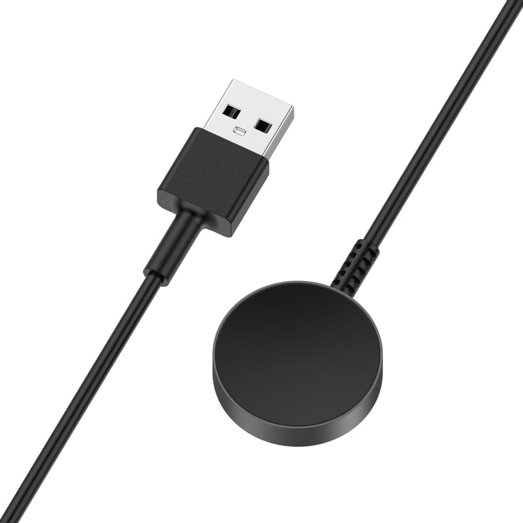 For Samsung Galaxy Watch 6 / 6 Classic USB-A Port Magnetic Metal Watch Charging Cable(Black) by bashfashion
