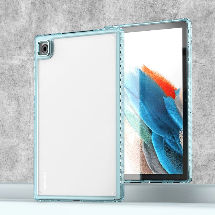 For Samsung Galaxy Tab A8 Clear Acrylic Shockproof Tablet Case(Baby Blue) by bashfashion