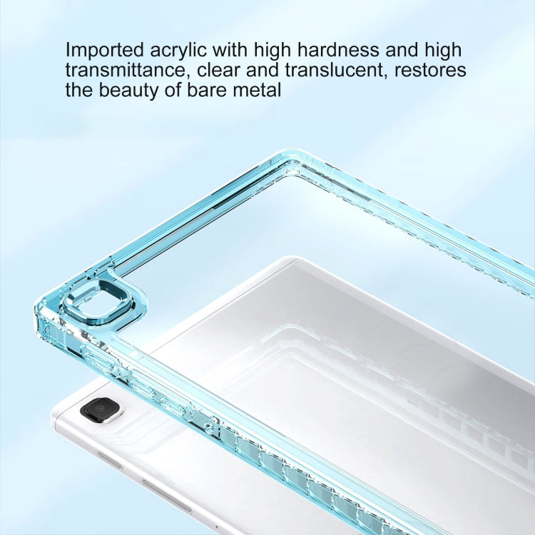 For Samsung Galaxy Tab A7 Lite Clear Acrylic Shockproof Tablet Case(Baby Blue) by bashfashion
