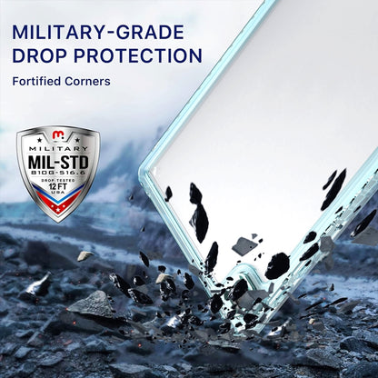 For Samsung Galaxy Tab A7 Lite Clear Acrylic Shockproof Tablet Case(Baby Blue) by bashfashion