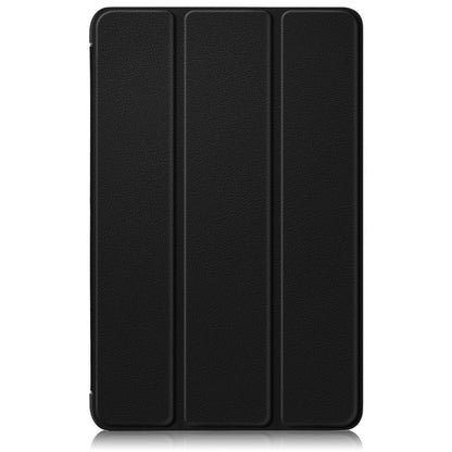 For Lenovo Tab M10 5G 10.6 3-folding Leather Smart Tablet Case(Black) by bashfashion