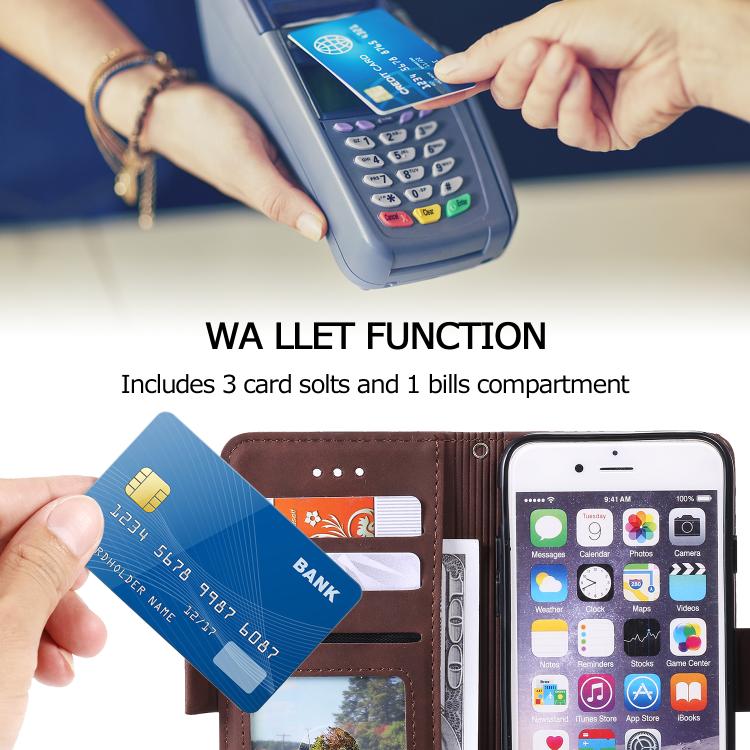 For iPhone 16e Retro Splicing Horizontal Flip Leather Phone Case(Brown) by bashfashion