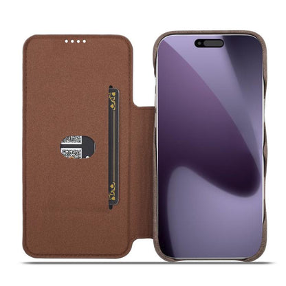 For iPhone 17 Pro LC.IMEEKE Hon Ancient Series Flip Leather Phone Case(Coffee) by LC.IMEEKE
